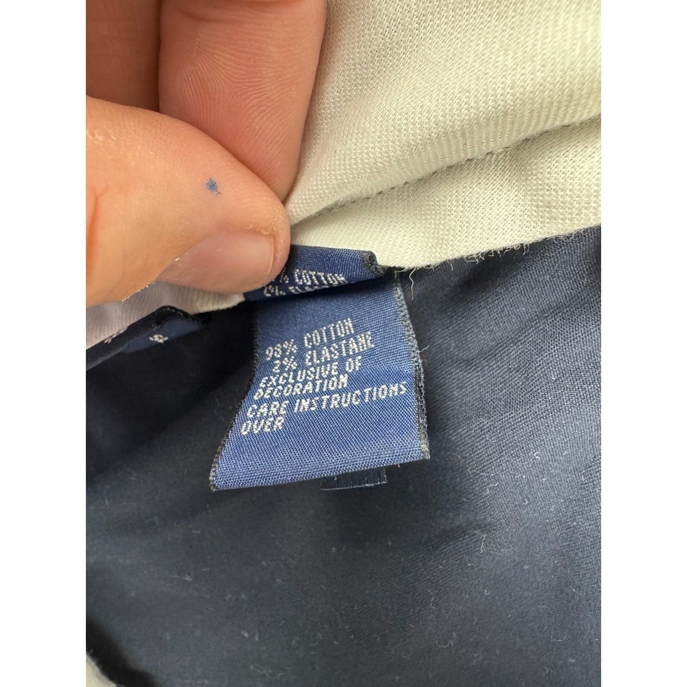 Polo Golf Ralph Lauren Mens Navy Blue Cotton Twill Stretch Pants 36x34 Straight - Picture 10 of 15